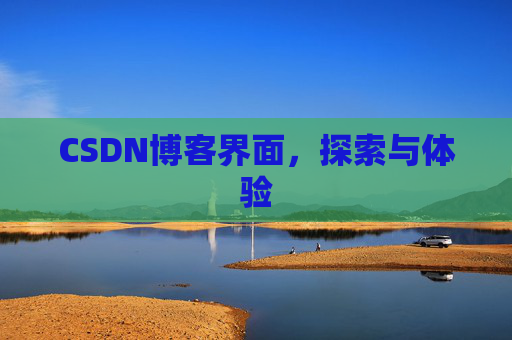 CSDN博客界面,探索与体验
